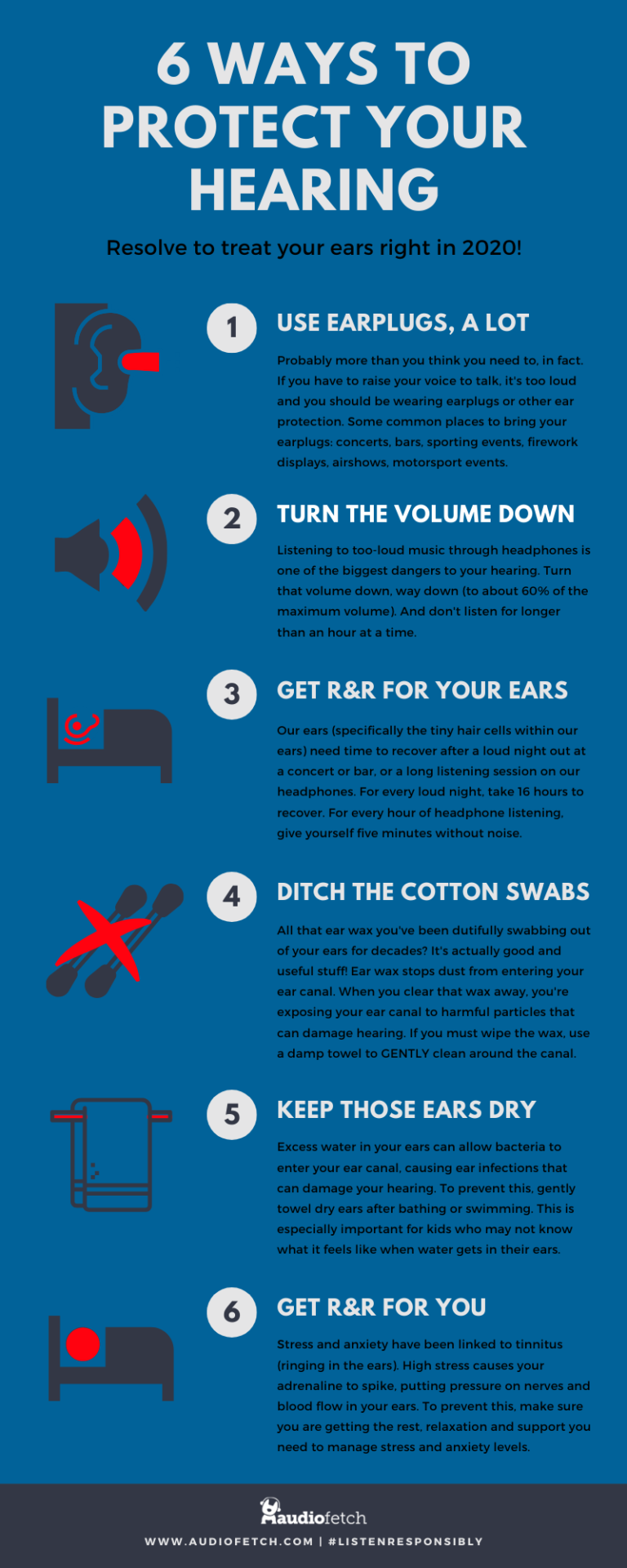 6 Ways To Protect Your Hearing [Infograph] Audio Over WiFi